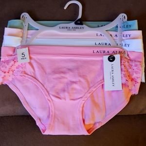 Laura Ashley Lace Panties 4 pack NWT